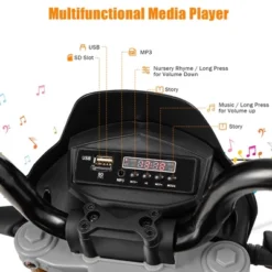 Costway 12V Kids Ride-On Motorcycle Motor Bike W/ Training Wheels Red Black -LITTLE TIKES Shop GUEST a4080046 ba01 4a8e 9959 19ef2198fcc1