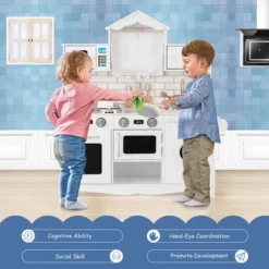Costway Kids Play Kitchen Wooden Cooking Pretend Playset Cookware Toddler Gift 12 Costway Kids Play Kitchen Wooden Cooking Pretend Playset Cookware Toddler Gift -LITTLE TIKES Shop GUEST a5b10f83 c993 4ab2 be90 734948250c5a