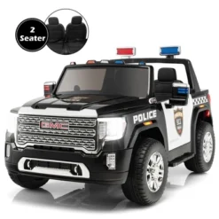 Costway 12V Licensed GMC Kids Ride On Police Car 2-Seater Truck W/Remote Control & Music -LITTLE TIKES Shop GUEST a6377f2f 7fe4 40df 9374 6c0618e07df7