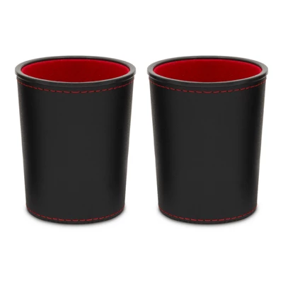 Zodaca 16 Piece Leather Dice Drinking Game Set For Adults 2 Zodaca 16 Piece Leather Dice Drinking Game Set For Adults - Image 2