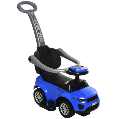 Aosom 3 In 1 Push Cars For Toddlers Kid Ride On Push Car Stroller Sliding Walking Car With Horn Music Light Function Secure Bar Ride On Toy For Boy Girl 1-3 Years Old 7 Aosom 3 In 1 Push Cars For Toddlers Kid Ride On Push Car Stroller Sliding Walking Car With Horn Music Light Function Secure Bar Ride On Toy For Boy Girl 1-3 Years Old - Image 7