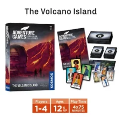 Thames & Kosmos Adventure Games 3-Pack Bundle: The Dungeon, Monochrome Inc. & The Volcanic Island