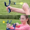 HearthSong 2-in-1 Slingshot And Hand Archery Set For Kids