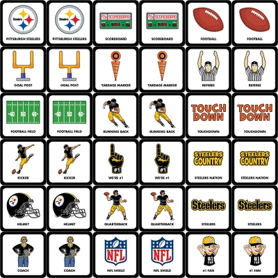 MasterPieces Officially Licensed NFL Pittsburgh Steelers Matching Game For Kids And Families 2 MasterPieces Officially Licensed NFL Pittsburgh Steelers Matching Game For Kids And Families - Image 2