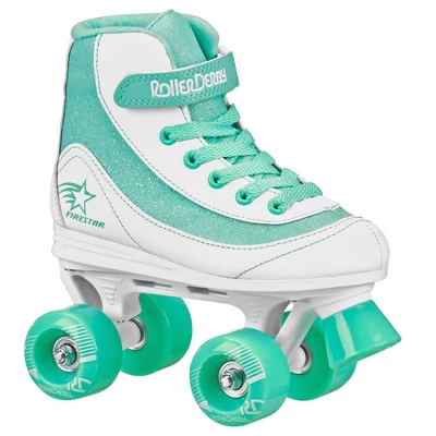 Roller Derby FireStar Youth Kids' Roller Skate - White/Mint 6 Roller Derby FireStar Youth Kids' Roller Skate - White/Mint - Image 6
