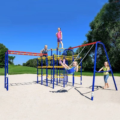 Skywalker Trampolines ActivPlay Modular Jungle Gym With Swing Set And Monkey Bar 4 Skywalker Trampolines ActivPlay Modular Jungle Gym With Swing Set And Monkey Bar - Image 4