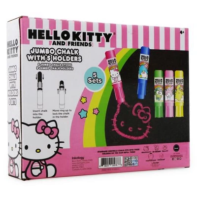 Inkology, LLC Hello Kitty 5-Piece Jumbo Chalk Set With Holders 2 Inkology, LLC Hello Kitty 5-Piece Jumbo Chalk Set With Holders - Image 2
