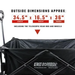 Baseball Express Folding Wagon, 34.5" X 16.5" X 36" Collapsible Wagon Cart With Travel Case -LITTLE TIKES Shop GUEST a9d9cfbd 71bb 4e0e b638 4b212be58df3