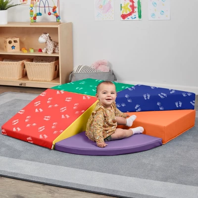 ECR4Kids SoftZone Tiny Twisting Foam Corner Climber - Indoor Active Play Structure For Toddlers And Kids 5 ECR4Kids SoftZone Tiny Twisting Foam Corner Climber - Indoor Active Play Structure For Toddlers And Kids - Image 5