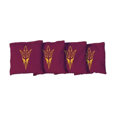 NCAA Arizona State Sun Devils Corn-Filled Cornhole Bags Red - 4pk 1 NCAA Arizona State Sun Devils Corn-Filled Cornhole Bags Red - 4pk