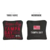 Gameday Tampa Bay Football Synergy Pro Black Cornhole Bags (Set Of 4)