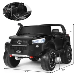 Costway 2x12V Licensed Toyota Hilux Ride On Truck Car 2-Seater 4WD W/ Remote Control 16 Costway 2x12V Licensed Toyota Hilux Ride On Truck Car 2-Seater 4WD W/ Remote Control -LITTLE TIKES Shop GUEST ab413a6e 9a73 4a7e 85dc 8cf1e7548222