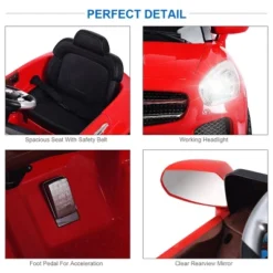 Costway 6V Kids Ride On Car RC Remote Control Battery Powered W/ LED Lights MP3 Red 11 Costway 6V Kids Ride On Car RC Remote Control Battery Powered W/ LED Lights MP3 Red -LITTLE TIKES Shop GUEST ab9e8b50 014e 4271 8393 c2dadd013f5b