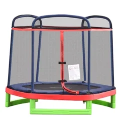 Outsunny 7 Foot Kids Trampoline, Durable Bouncer Spring Gym Toy With Safety Net Enclosure, Padded Cover, Fun Exercise Activity For Children 16 Outsunny 7 Foot Kids Trampoline, Durable Bouncer Spring Gym Toy With Safety Net Enclosure, Padded Cover, Fun Exercise Activity For Children -LITTLE TIKES Shop GUEST ac3185ef 0f21 49ec bc87 7b673d29eeeb