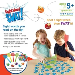 Learning Resources Sight Word Swat® A Sight Word Early Reading Game, 114 Pieces, Ages 5+ -LITTLE TIKES Shop GUEST acb744bf 76e3 4aa8 b084 0afb8d7d9a61