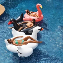 Swimline 78" Water Sports Inflatable Giant Flamingo Swimming Pool 1-Person Ride-On Float Toy - Pink -LITTLE TIKES Shop GUEST acc0393a 7763 43fe 85f5 ba1761200407