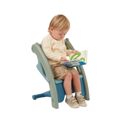 ECR4Kids Sit-N-Rock, Rocking Horse, Seafoam 4 ECR4Kids Sit-N-Rock, Rocking Horse, Seafoam - Image 4