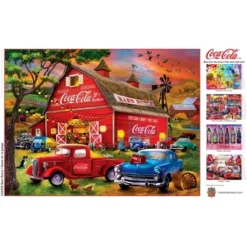 MasterPieces 300 Piece EZ Grip Puzzle - Coca-Cola Barn Dance - 18"x24" -LITTLE TIKES Shop GUEST acf92ada e283 4e87 9f2a 4556cbadbd4c