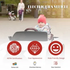 Costway 12V Kids Ride On Car Lexus LC500 Licensed Remote Control Electric Vehicle White 13 Costway 12V Kids Ride On Car Lexus LC500 Licensed Remote Control Electric Vehicle White -LITTLE TIKES Shop GUEST acfa6fa5 ea03 449a 8a3e c71f75bcec26