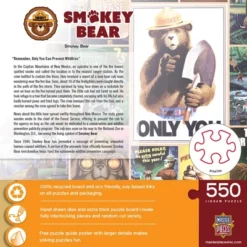 MasterPieces 550 Piece Jigsaw Puzzle For Adults - Smokey Bear - 18"x24" -LITTLE TIKES Shop GUEST ad7e12a3 12f4 422f 9f38 7ddf19e25205