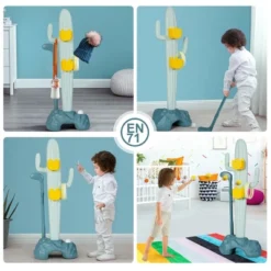 Costway 3-in-1 Sports Activity Center W/Golf & Ring-Toss Cactus Toy Stand 16 Costway 3-in-1 Sports Activity Center W/Golf & Ring-Toss Cactus Toy Stand -LITTLE TIKES Shop GUEST adac569f bef9 45db a9f8 d652df551153