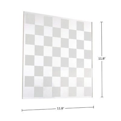 Trademark Games Modern Chess Set - Acrylic Chess Board With 32 Colorful Game Pieces - Unique Tabletop Decor Item With Functional Gameplay 1 Trademark Games Modern Chess Set - Acrylic Chess Board With 32 Colorful Game Pieces - Unique Tabletop Decor Item With Functional Gameplay