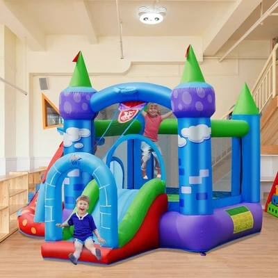Costway Kids Inflatable Bounce House Dragon Jumping Slide Bouncer Castle W/ 750W Blower 4 Costway Kids Inflatable Bounce House Dragon Jumping Slide Bouncer Castle W/ 750W Blower - Image 4