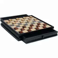 WE Games Chinese Qin Chess & Checkers Game Set - Pewter Chessmen & Black Stained Wood Board With Storage Drawers 15 In. 7 WE Games Chinese Qin Chess & Checkers Game Set - Pewter Chessmen & Black Stained Wood Board With Storage Drawers 15 In. -LITTLE TIKES Shop GUEST aeb395e7 5d1f 4cca 82e7 0a83ea23798a