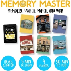 Aquarius Puzzles Schitts Creek Memory Master Game | 4 Players