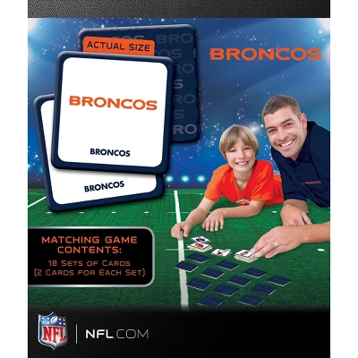 MasterPieces Officially Licensed NFL Denver Broncos Matching Game For Kids And Families 3 MasterPieces Officially Licensed NFL Denver Broncos Matching Game For Kids And Families - Image 3