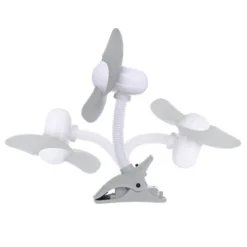 Dreambaby® EZY-Fit Clip-On Fan, Grey & White