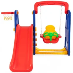 Costway 3 In 1 Junior Children Climber Slide Swing Seat Basketball Hoop Playset 15 Costway 3 In 1 Junior Children Climber Slide Swing Seat Basketball Hoop Playset -LITTLE TIKES Shop GUEST b0bb8638 0258 4f2c 8d50 f713d1dab386