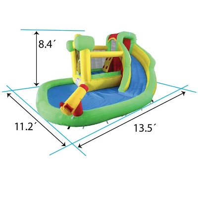 Pogo Bounce House Backyard Kids Home Toddler Water Park Inflatable Water Slide With Splash Pool 1 Pogo Bounce House Backyard Kids Home Toddler Water Park Inflatable Water Slide With Splash Pool