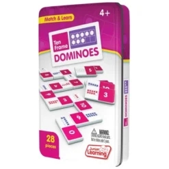 Junior Learning Ten Frame And First Words Dominoes Game Set - 56 Dominoes -LITTLE TIKES Shop GUEST b1ec6ea1 6c5b 4a34 8866 e5a01ffb215f