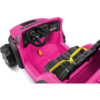 Kid Motorz 12V Hummer Two Seater Powered Ride-On - Pink 2 Kid Motorz 12V Hummer Two Seater Powered Ride-On - Pink - Image 2