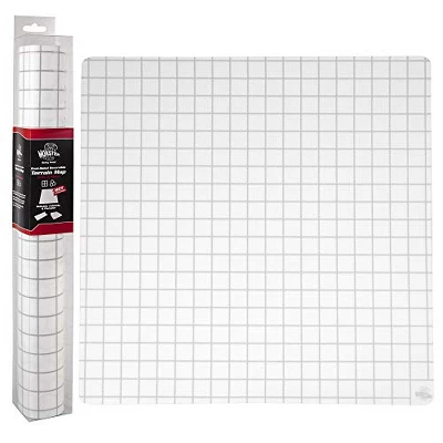 Monster Double-Sided Role Playing RPG Game Mat- Reversible Silicone Battle Matte Grid W Hexes And Squares- XL 20"x20"-Foldable 1 Monster Double-Sided Role Playing RPG Game Mat- Reversible Silicone Battle Matte Grid W Hexes And Squares- XL 20"x20"-Foldable