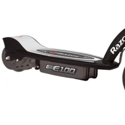 Razor E100 Kids Ride On 24V Motorized Powered Electric Kick Scooter Toy, Speeds Up To 10 MPH With Brakes, And Pneumatic Tires For Kids Ages 8+, Black -LITTLE TIKES Shop GUEST b4708203 e4d4 448c 9f16 e1792b66d7a6