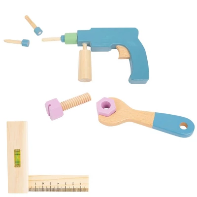 Small Foot Wooden Toys Premium Nordic Toolbox Playset 2 Small Foot Wooden Toys Premium Nordic Toolbox Playset - Image 2