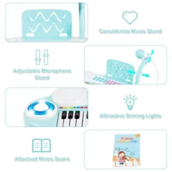 Costway 37-Key Toy Keyboard Piano Electronic Musical Instrument BluePink -LITTLE TIKES Shop GUEST b4e002de 7667 478e aecc 0ef5954006e5