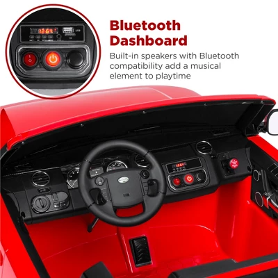 Best Choice Products 12V 3.7 MPH 2-Seater Licensed Land Rover Ride On Car Toy W/ Parent Remote Control 5 Best Choice Products 12V 3.7 MPH 2-Seater Licensed Land Rover Ride On Car Toy W/ Parent Remote Control - Image 5