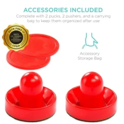 Best Choice Products 58in Mid-Size Air Hockey Table For Game Room W/ 2 Pucks, 2 Pushers, LED Score Board, 12V Motor -LITTLE TIKES Shop GUEST b5d52375 df26 4711 a715 c09cb19d4394