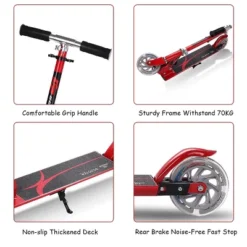 Costway Folding Aluminum 2 Wheel Kids Kick Scooter Adjustable Height LED Light Up 17 Costway Folding Aluminum 2 Wheel Kids Kick Scooter Adjustable Height LED Light Up -LITTLE TIKES Shop GUEST b60e6328 d961 4b31 81cf f89436f41e43