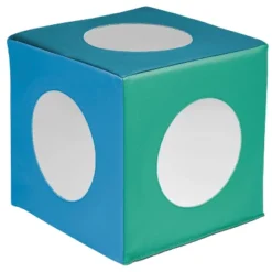 ECR4Kids SoftZone Mirror Cube, Soft Sensory Tummy Time Toy For Infants And Babies -LITTLE TIKES Shop GUEST b68393b1 c2e2 4cdb 9317 9179e047e91d