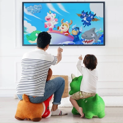 IPlay, ILearn Bouncy Triceratops Bouncy Pals Hopping Animal 5 IPlay, ILearn Bouncy Triceratops Bouncy Pals Hopping Animal - Image 5