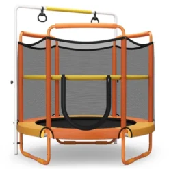 Costway 5FT Kids 3-in-1 Game Trampoline Seamless W/ Enclosure Net Spring Pad In/ Outdoor -LITTLE TIKES Shop GUEST b6ae20fd 8742 4bca b889 4f501e18827e