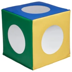 ECR4Kids SoftZone Mirror Cube, Soft Sensory Tummy Time Toy For Infants And Babies -LITTLE TIKES Shop GUEST b7471d49 57e2 40b8 b436 fa1f3f120317