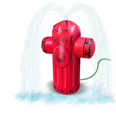 GoSports Giant Inflatable Fire Hydrant Party Sprinkler 2 GoSports Giant Inflatable Fire Hydrant Party Sprinkler - Image 2
