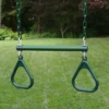 Gorilla Playsets 17-Inch Trapeze Bar Assembly With Rings And Coated Chains
