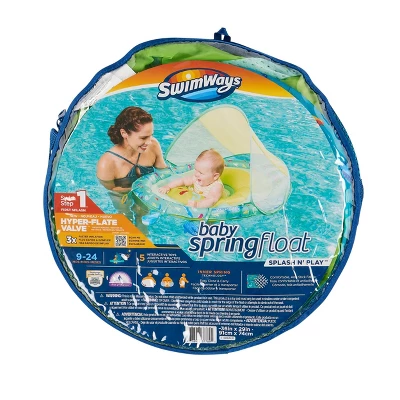 Swimways Sun Canopy Spring Float With Hyper-Flate Valve - Splash N Play 4 Swimways Sun Canopy Spring Float With Hyper-Flate Valve - Splash N Play - Image 4