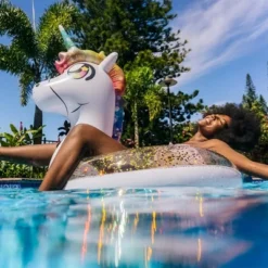 PoolCandy Glitterfied's Inflatable Unicorn Pool Tube Water Float Ultra Durable Sun Tan Fun Great For Pools, Lakes And More 5 PoolCandy Glitterfied's Inflatable Unicorn Pool Tube Water Float Ultra Durable Sun Tan Fun Great For Pools, Lakes And More -LITTLE TIKES Shop GUEST b8c9b1c7 c96b 4de1 a59e 63d8d6180085